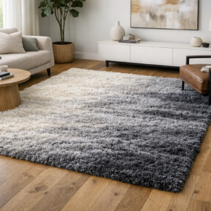 Morning Mist Hand Tufted Shaggy Rugs