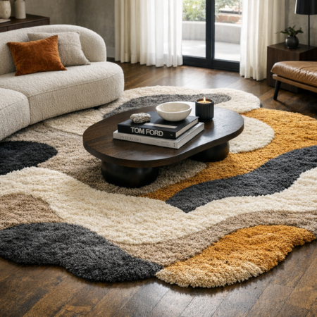 Terra Flow Irregular Hand Tufted Rugs