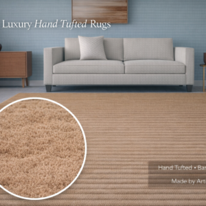 Camel Orange Hand Tufted Carpet & Rugs